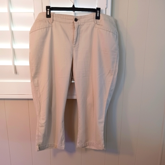 Ralph Lauren Khaki Crop Jeans